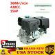 420CC 4 Stroke 15HP Gas Motor Engine OHV Gasoline Motor Forced Air Cooling NEW