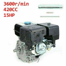 420CC 4 Stroke 15HP Gas Motor Engine OHV Gasoline Motor Forced Air Cooling NEW
