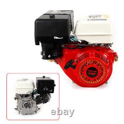 420CC Engine OHV Horizontal Gas Engine Recoil Start Go Kart Motor 15HP 4Stroke