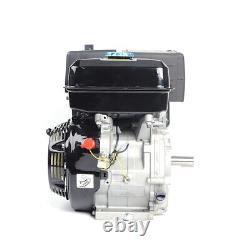 420cc 15HP OHV Horizontal Shaft Gas Engine 4-Stroke Recoil Start Go Kart Motor