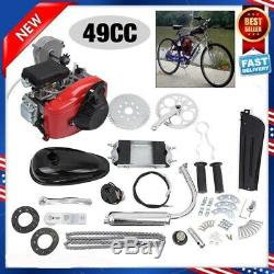 49CC 4-Stroke Gas Petrol Motorized Bike Bicycle DIY Engine Motor Kit Scooter US