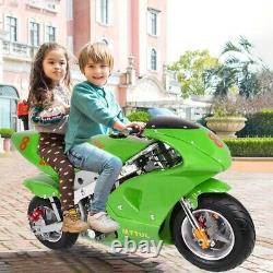 49cc 4-Stroke Engine Gas Power Pocket Bike Motorcycle For Kids And Teens US