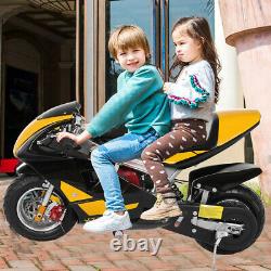 49cc Pull-start 4-Stroke Engine Gas powered mini pocket bike for kids&Teens Gift