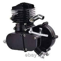 50cc 2 Stroke Gas Engine Motor Kit Motorized Bicycle Bike Black Single Cylinder