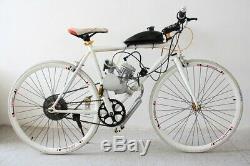 50cc 2-Stroke Gas Motorized Bicycle Kit Bike Petrol Engine Motor Air-cooling