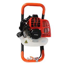 52CC 2-Stroke Gas Powered Earth Auger Post Fence Hole Digger Powerhead Engine