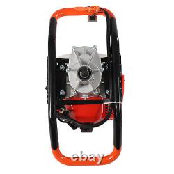 52CC 2-Stroke Gas Powered Earth Auger Post Fence Hole Digger Powerhead Engine US
