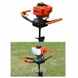 52CC 2-Stroke Gas Powered Earth Engine Digging Machine Post Hole Digger