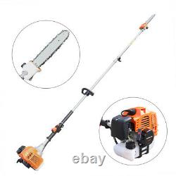 52CC 2 Stroke Pole Saw Pruner Pruning Saw Gas Powered Tree Trimmer Chainsaw