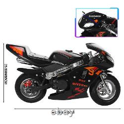 55 km/h Mini Gas Power Pocket Bike 49cc 2-Stroke Engine Motorcycle