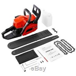 58CC Gas Engine 20 Inch Guide Board Chainsaw 2 Stroke Gasoline Powered Handheld