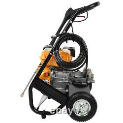 7.0HP 4-Stroke Gas Petrol Engine Cold Water Pressure Washer With Spray Gun USA