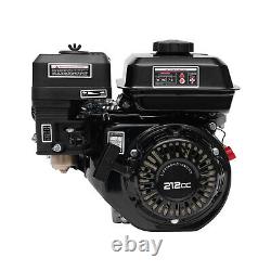 7.5 HP 4 Stroke Gasoline Engine 210cc Air Cooled Horizontal Gas Engine Motor NEW