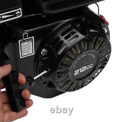 7.5 HP 4 Stroke Gasoline Engine 210cc Air Cooled Horizontal Gas Engine Motor NEW