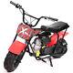 7HP 105cc Mini Dirt Bike Gas-Power 4 Stroke Pocket Bike Pit Motorcycle Red/Black