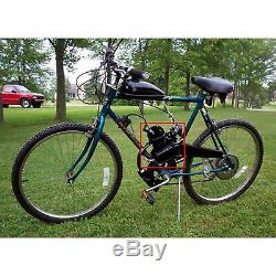 80CC 2 Stroke Motorized Push Bicycle Bike Cycling Petrol Gas Engine Motor Kit US