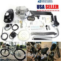 80CC 2-Stroke Petrol Gas Motor Bicycle Engine Motor Kit For Motorized Bike STOCK