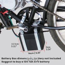 80cc 2-Stroke Bicycle Bike Petrol Gas Electric Start Motor Engine Motorized Kit
