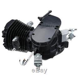 80cc 2-Stroke Bike Engine Gas Motor ONLY For Motorized Bicycle Cycle Bike Black