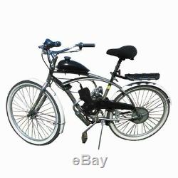 80cc 2 Stroke Black Bike Bicycle Engine Kit Gas Motorized Bike Motor