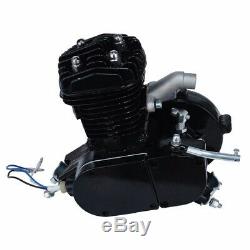 80cc 2-Stroke Engine Motor Kit for Motorized Bicycle Bike Gas Powered Black