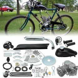 80cc 2-Stroke Engine Motor Kit for Motorized Bicycle Bike Gas Powered Black USA