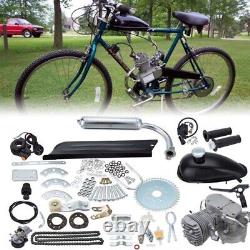 80cc 2 Stroke Gas Bike Engine Motor Kit DIY Motorized Bicycle Moped Chain CDI US
