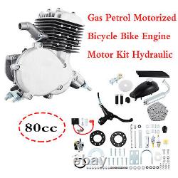 80cc 2-Stroke Hydraulic Gas Engine Motor Kit Motorized Bicycle Motorcycle Bike