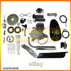 80cc 2-Stroke Motor Engine Kit Gas for Motorized Bicycle Bike NEW Silver