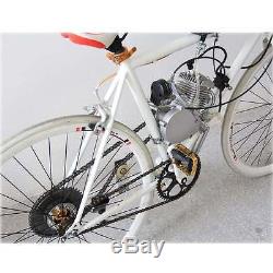 80cc 2-Stroke Motor Engine Kit Set Gas For Motorized Bicycle Cycle Bike Upgraded