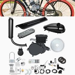 80cc 2 Stroke Motorized Bike Bicycle Cycle Petrol Gas Engine Motor Kit Black