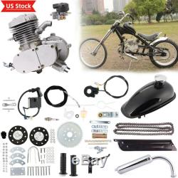 80cc Bicycle Motor Kit Bike Motorized 2 Stroke Petrol Gas Engine Full Set US