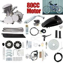 80cc Bicycle Motorized 2Stroke CDI Ignition Petrol Gas Motor Engine Kit US Stock