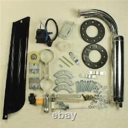 80cc Bike 2 Stroke Gas Engine Motor Kit DIY Motorized Bicycle NEW Black