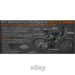 80cc Bike 2 Stroke Gas Engine Motor Kit DIY for Motorized Bicycle Scooter E-Bike