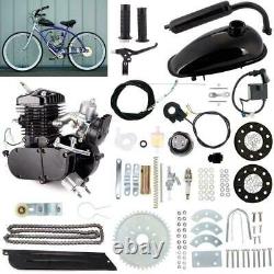 80cc Bike Bicycle Motorized 2 Stroke Petrol Gas Motor Engine Kit Black US Stock#