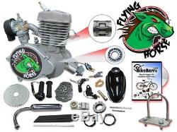 80cc Flying Horse Bicycle Engine Kit Motorized Bike Gas Powered 2 Stroke 66cc NE