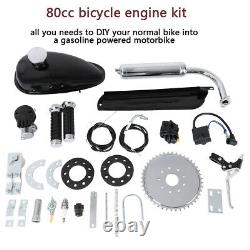 80cc Petrol Gas Motor Engine Kit 2 Stroke for Motorised Bicycle Push Bike NEW