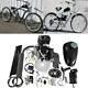 80cc engine 2 Stroke Motor Kits Petrol Gas Motorized Bicycle Bike Black Upgraded