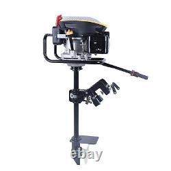 9HP 4 Stroke Gas-Powered Outboard Motor 225CC Boat Engine Air Cooling TCI System