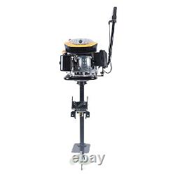 9HP 4 Stroke Gas-Powered Outboard Motor 225CC Boat Engine Air Cooling TCI System