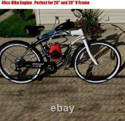 ANBULL 49cc Bike Bicycle Motor Kit Motorized 4 Stroke Petrol Gas Engine Set US