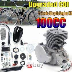 Bike Motorized Petrol Gas Engine Full Set Bicycle Motor Kit 2Stroke 100cc 48km/h