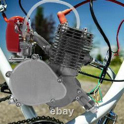 Black 2-Stroke 100cc Bicycle Motor Kit Bike Motorized Petrol Gas Engine Set USA