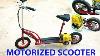 Build A Motorized Scooter At Home Using 4 Stroke Engine Tutorial