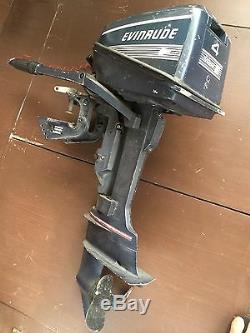 Complete Evinrude 2 Stroke 4 HP 2 Cylin Running Outboard Dinghy Motor Engine