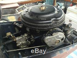 Complete Evinrude 2 Stroke 4 HP 2 Cylin Running Outboard Dinghy Motor Engine