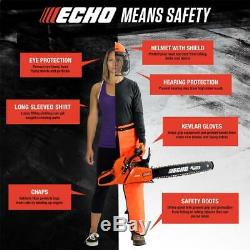 ECHO Hand Chainsaw 18 in. 40.2 cc Gas 2-Stroke Cycle Engine Gas Powered