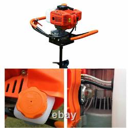 Earth Auger Engine Digging Machine Gas Powered Post Hole Digger 2 Stroke 7500rpm