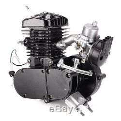 Excellent Black 80cc Motor Engine Kit Gas for Motorized Bicycle Bike 2-Stroke